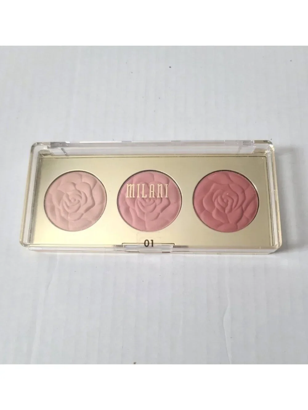 Milani Rose Powder Blush Trio Palette 01 Flowers of Love Pack of 3 NEW